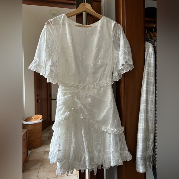 Selfie Leslie | Dresses | Selfie Leslie Leona Half Sleeve Frill Trim